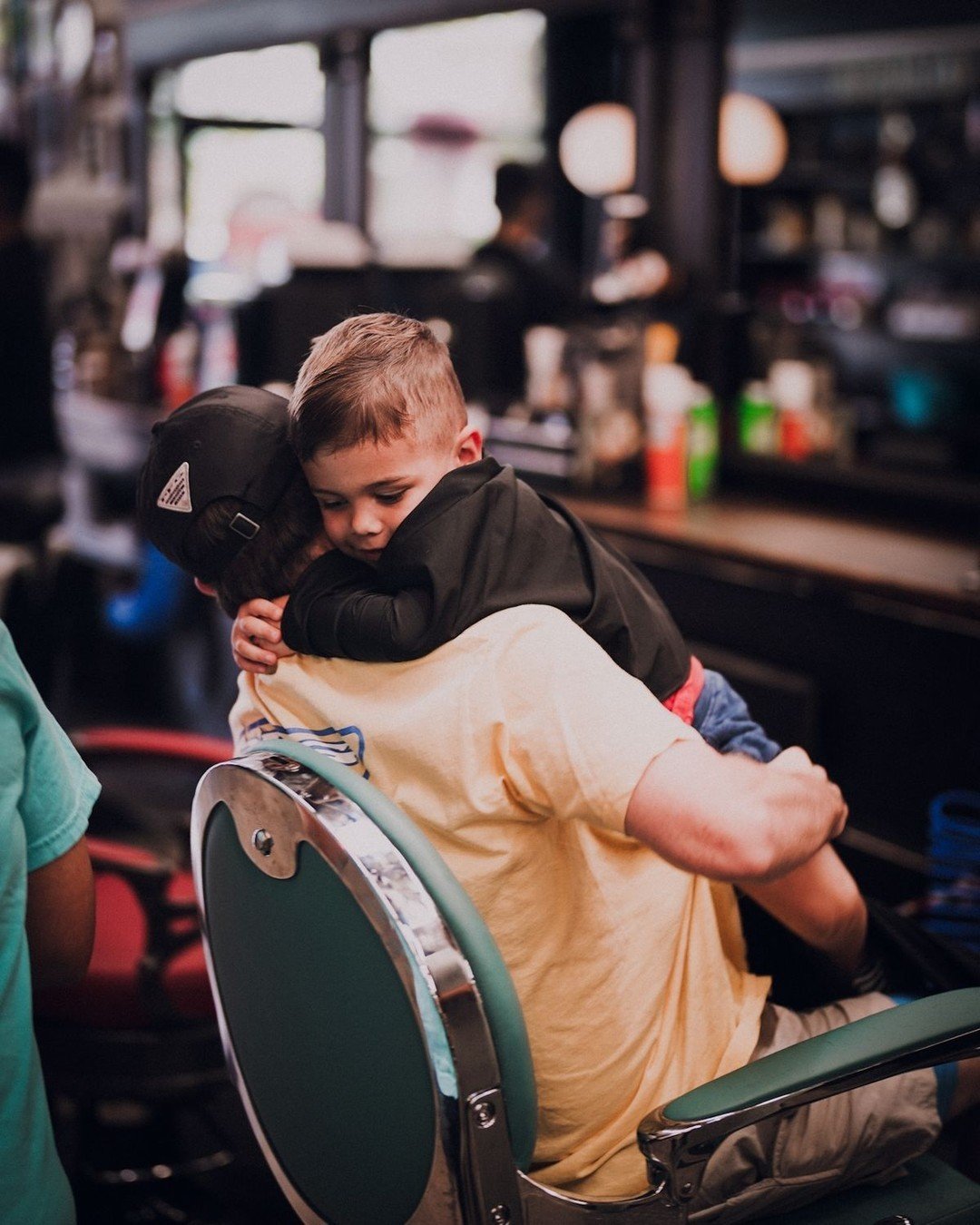 Capturing heartwarming moments at Chop Barbershop! 💈✨ Witnessing genuine connections like these reminds us why we love what we do. Cherishing these special moments that make our shop feel like family. #ChopBarbershop #BarberLife #HeartwarmingMoments