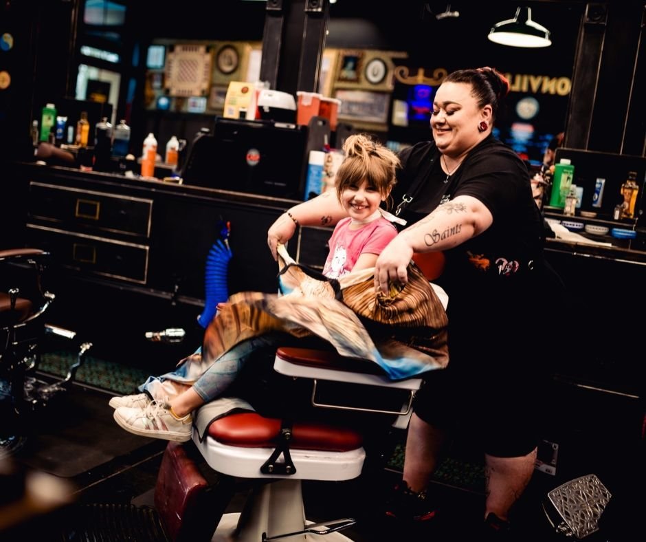 🌟✂️ Bringing Smiles to Life, One Strand at a Time! ✂️🌟

📸 Dive into this heartwarming snapshot! 💇&zwj;♀️ There's something truly magical about the bond between a stylist and their littlest client. Just look at that radiant smile! 😊💖

🌟 Let's s