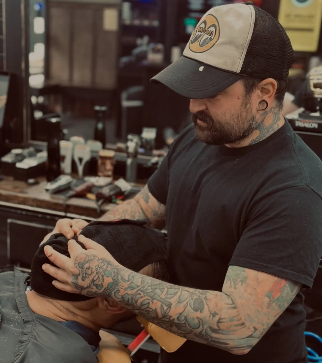 There&rsquo;s regular grooming&hellip; and then there&rsquo;s the hot towel experience. ♨️💈

Warm towel. Relaxed skin. Beard softened. Stress gone.

Our hot towel treatment gives that classic barbershop moment that slows everything down and levels u
