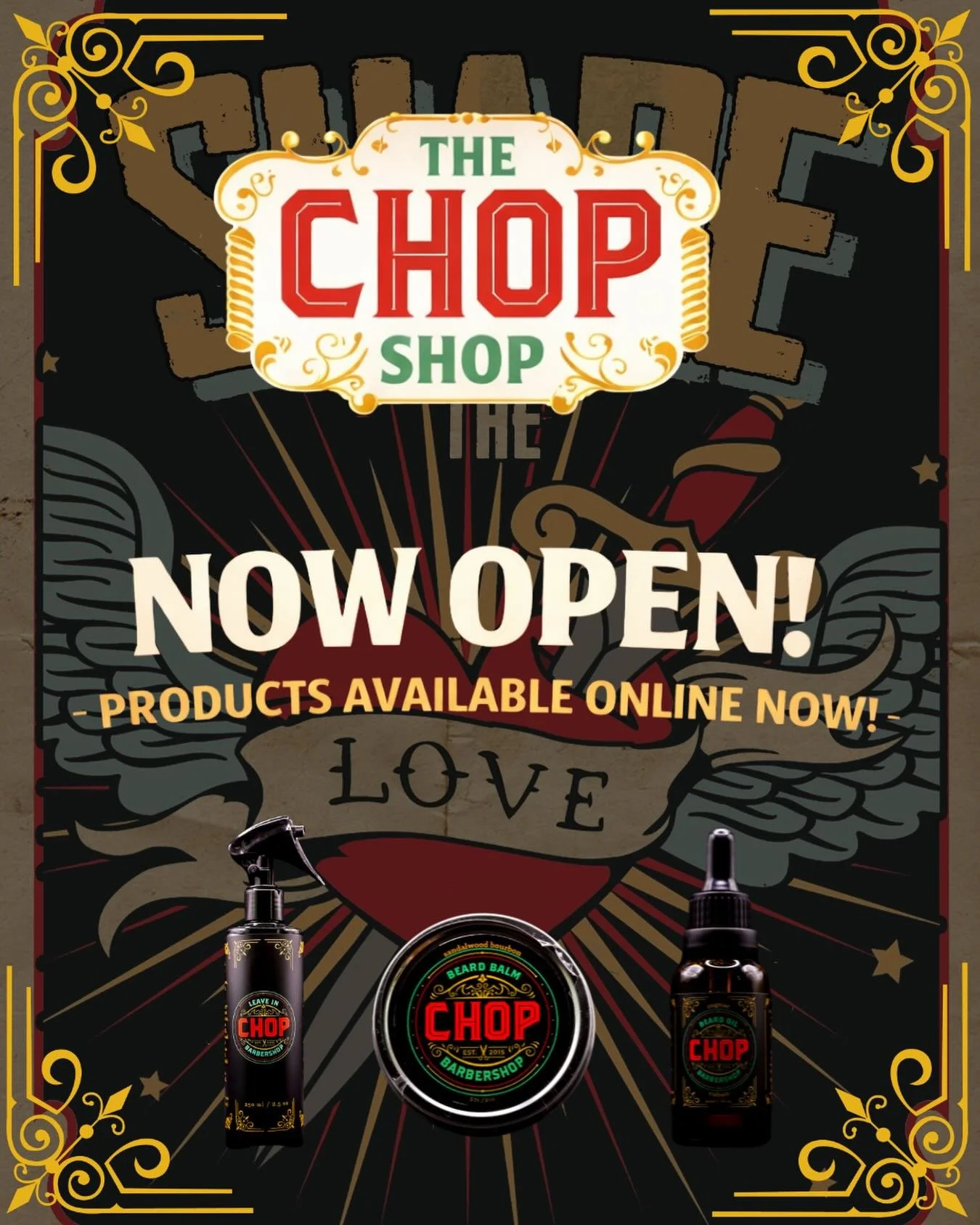 The wait is over&hellip; The CHOP Shop is officially live.

Now you can shop all your favorite CHOP Barbershop products anytime, anywhere. From your go-to styling essentials to the products your barber uses every day &mdash; it&rsquo;s all just a cli