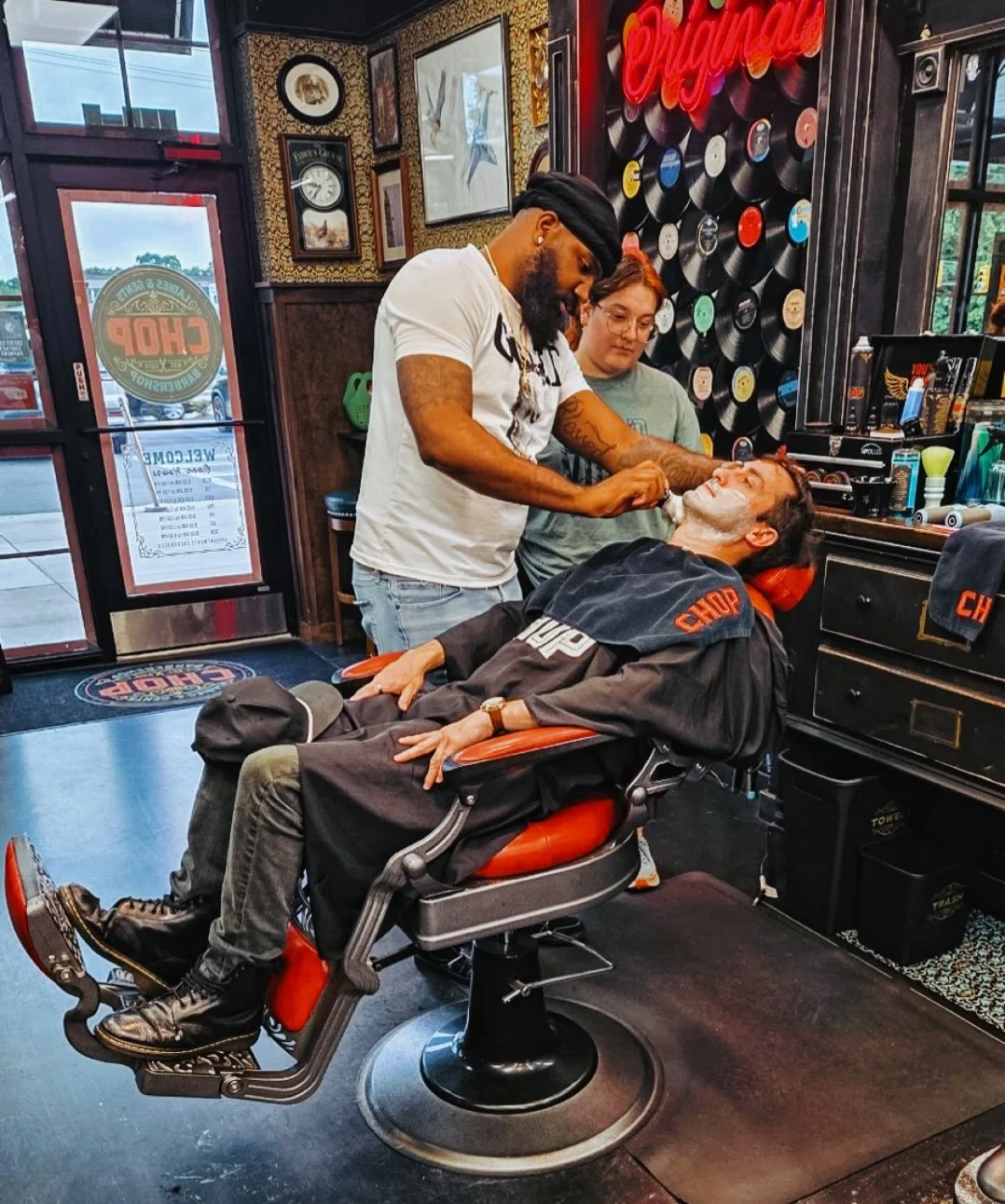 A peek into our Blades &amp; Bourbon event this past Saturday at our Simpsonville SC Shop 🥃💈

This night was all about education, growth, and sharpening the craft. Our cosmetologists came together to learn, practice, and elevate their skills under 