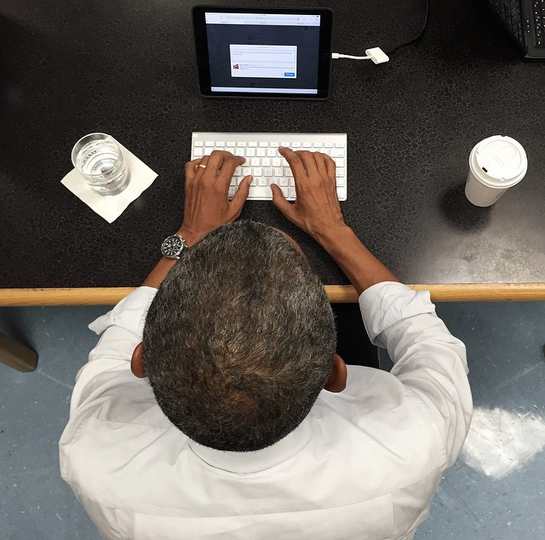 photo by White House photographer Pete Souza