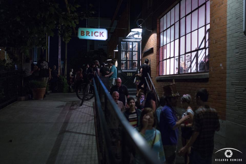 Outside of Brick during a Femina-X and Levees performance.