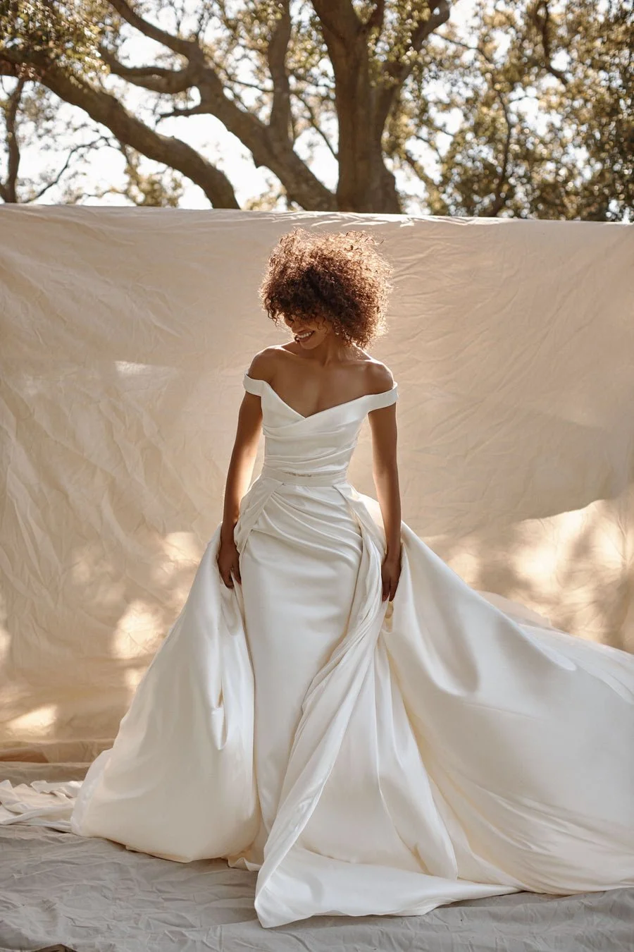 Katherine Tash Diana Gown and Overskirt