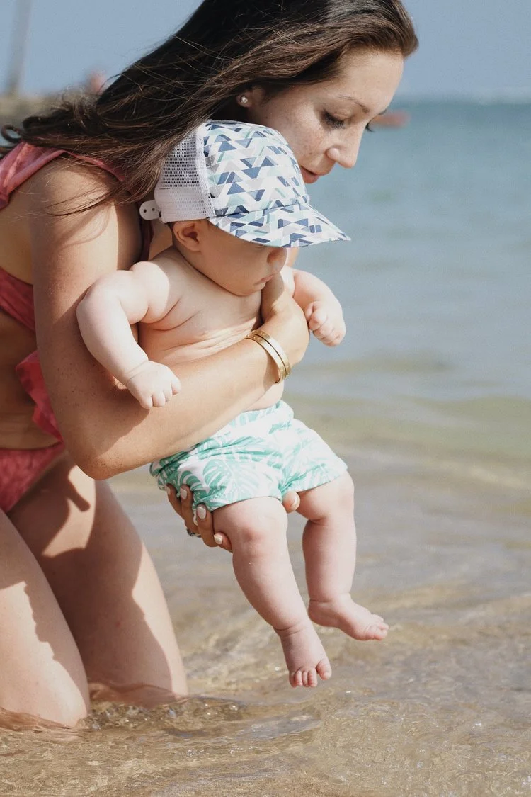 FIRST DIP IN THE OCEAN