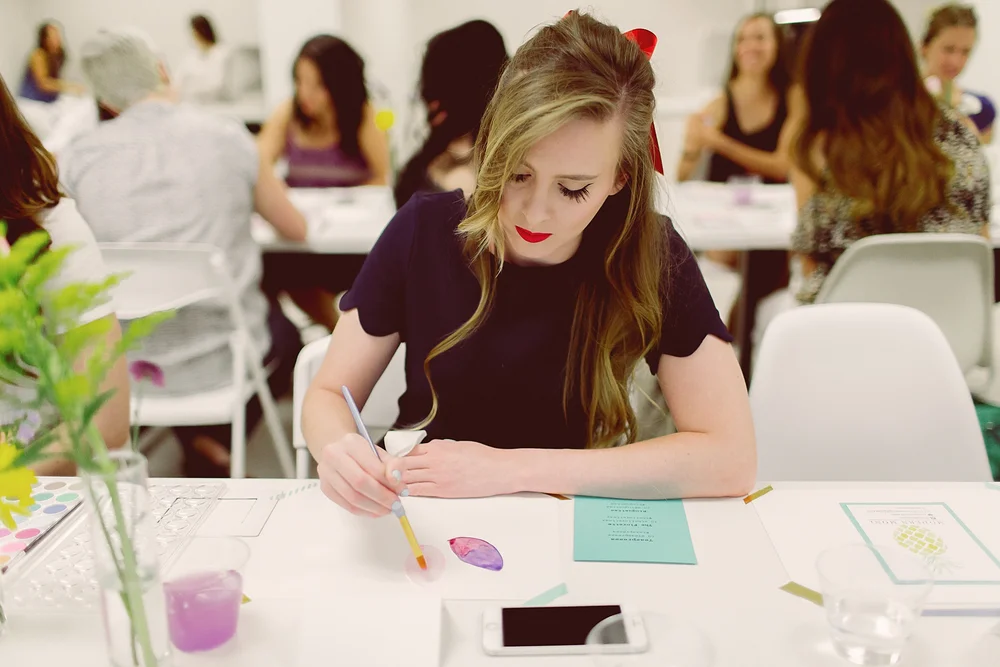 WATERCOLOR WORKSHOP FUN