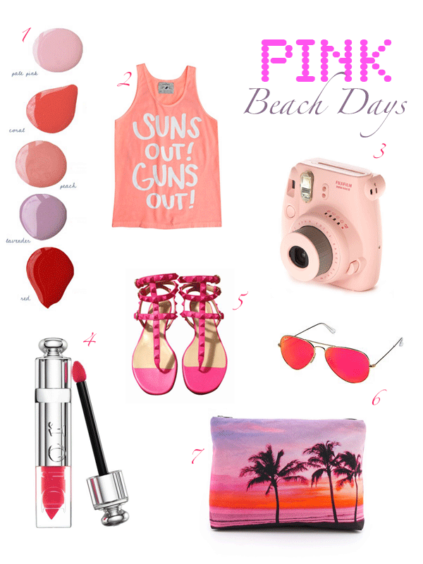 MOODBOARD MONDAY- PINK BEACH