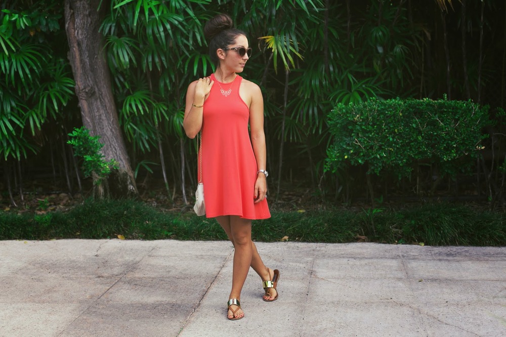 THE CORAL SUN DRESS