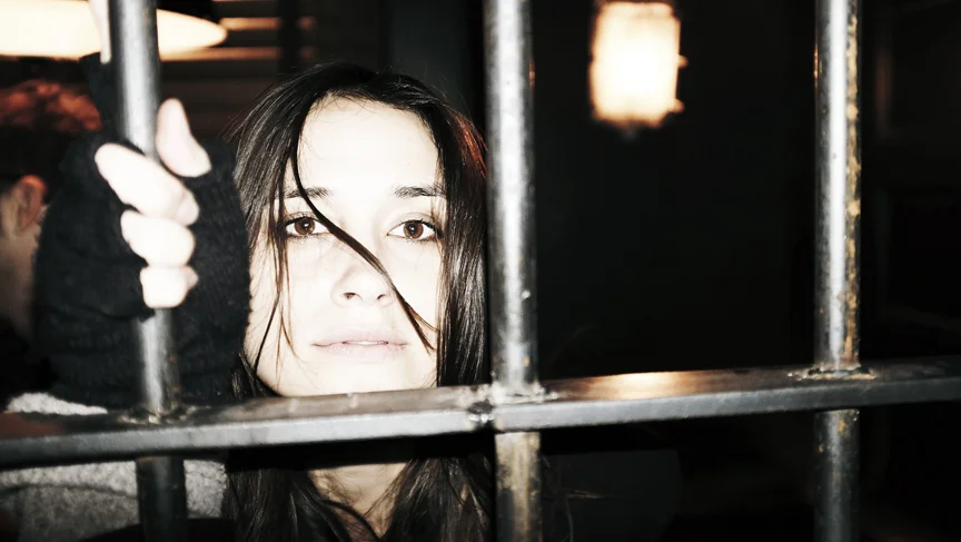Liverpool / February 20, 2014 - a cool, secret bar with its own jail.