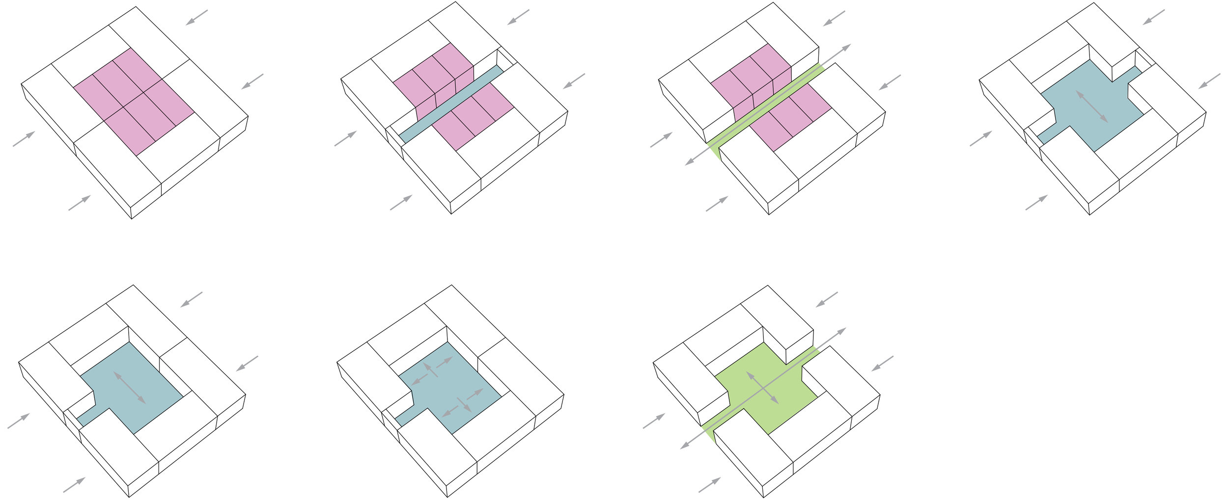 Public/Private Courtyard Study
