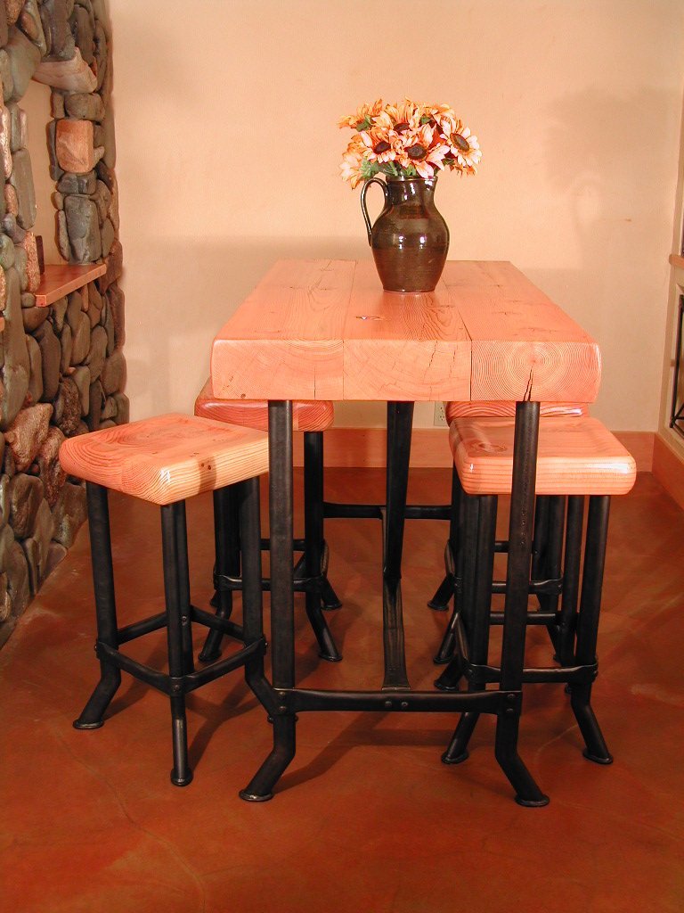 Wine Cellar Table and Stools.jpg
