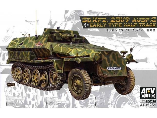 AF35251, Sd.kfz 251/9 Ausf. C Early Type Half-Track