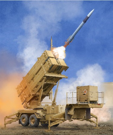 The PAC-3 is one of the more recent variants of the United States’ M901 Patriot SAM System. With upgrades made to almost every part, the PAC-3 saw an upgrade of the software, communication setup, new missile design, new radar seeker, and more. The upgrades allowed the vehicle to provide five times the “footprint” that the original Patriot unit could defend against. Kit consists of over 640 parts, including rubber tires and photo-etched parts.