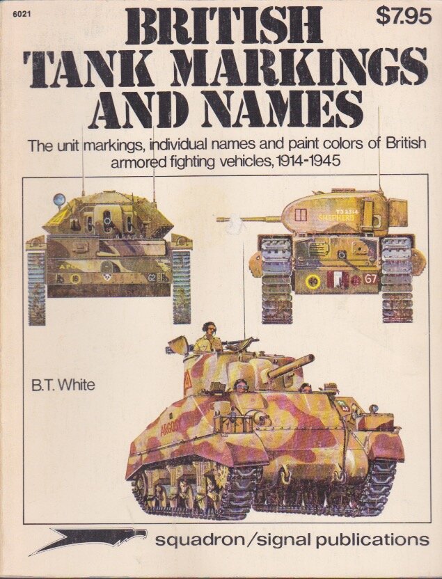 British Tank Markings & Names - Squadron Specials series (SS6021) - shopworn