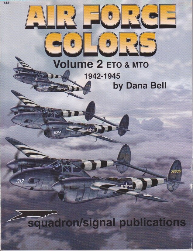 Air Force Colors, Vol. 2: ETO & MTO (European & Mediterranean Theaters of Operations) 1942-45 - Aircraft Special (SS6151) - shopworn