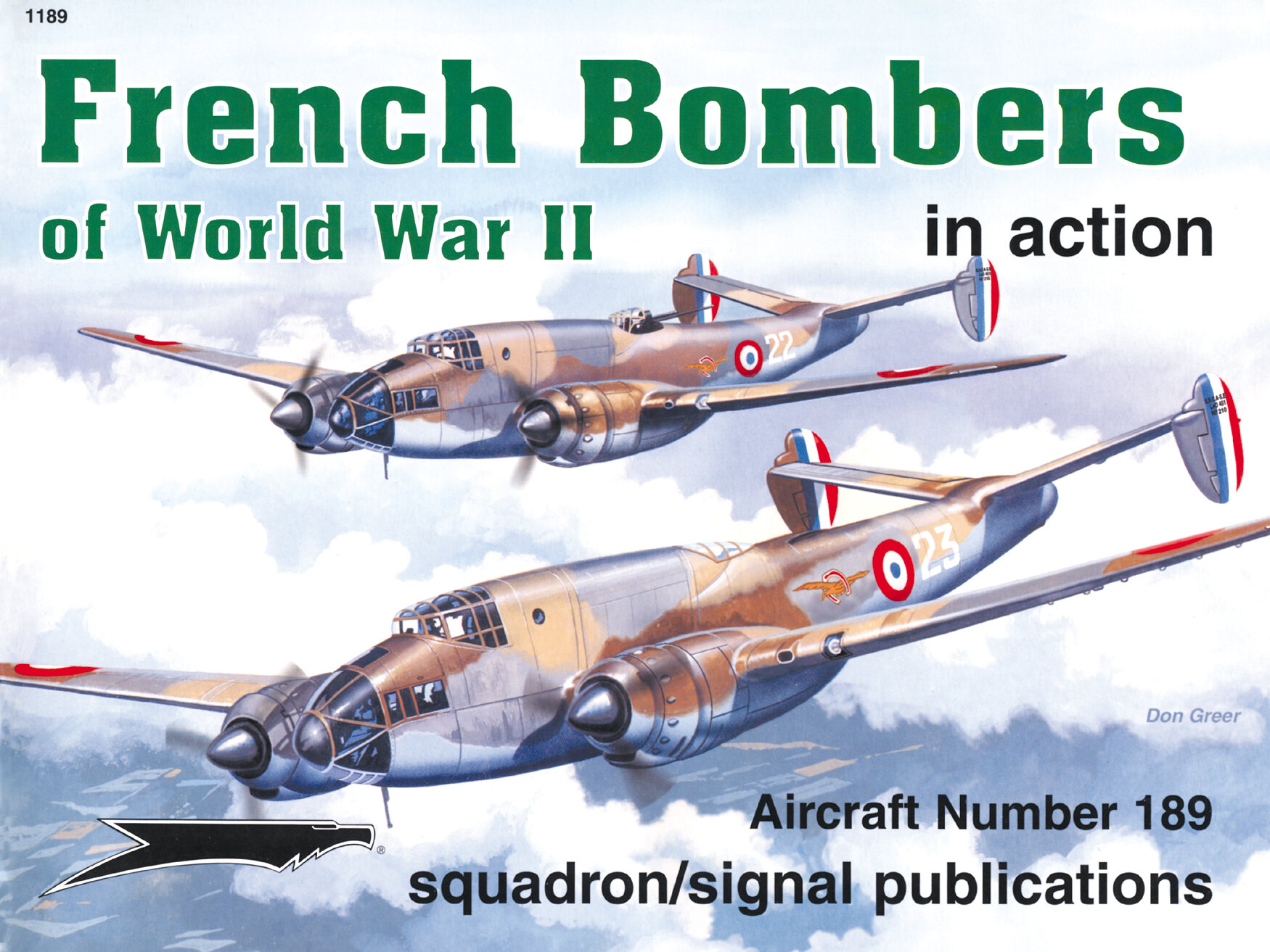 French Bombers of WWII in Action SS1189 - shopworn