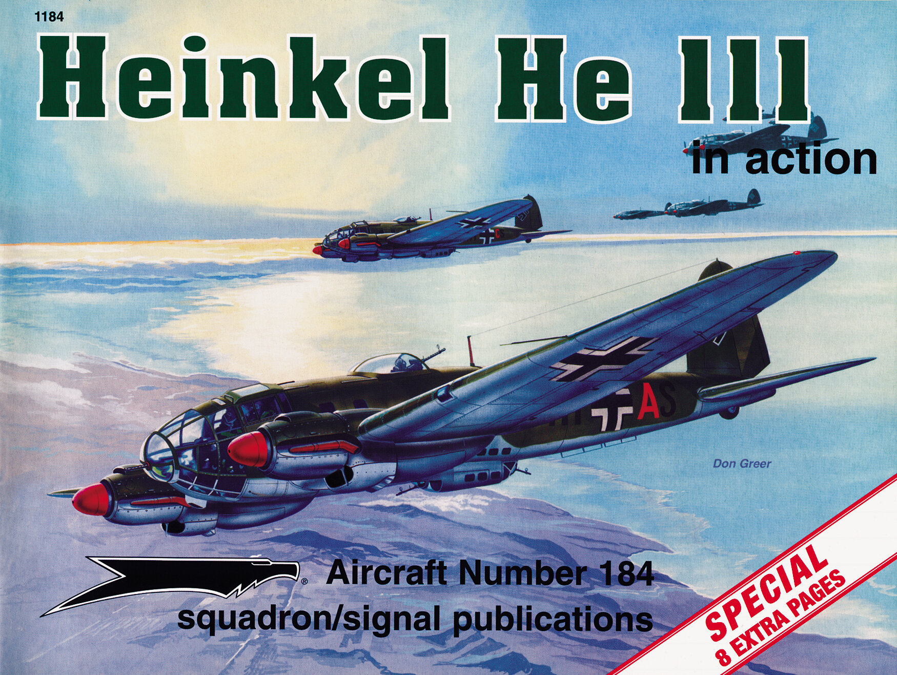 Heinkel He 111 in action - Aircraft No. 184 (SS1184)