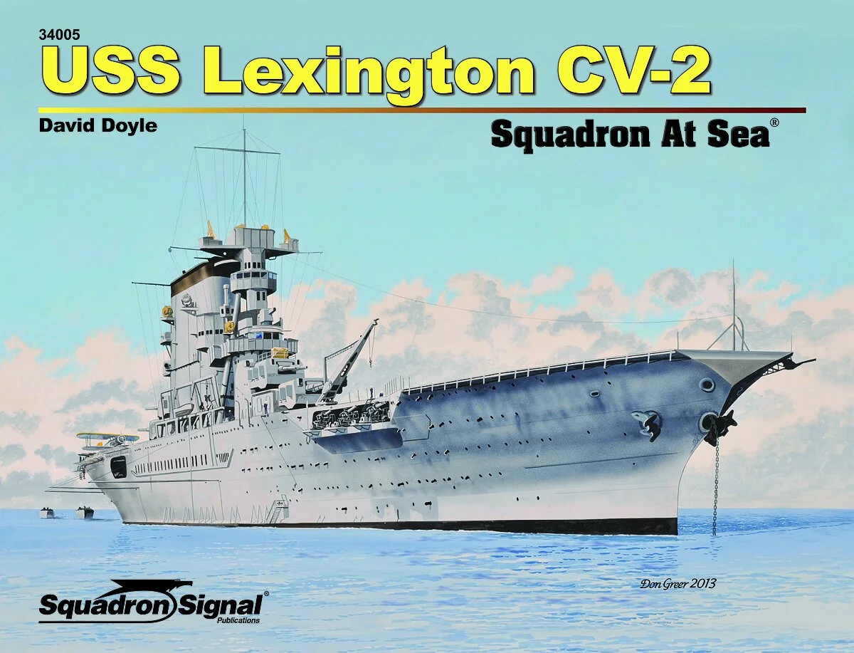 USS Lexington (CV-2) Squadron at Sea