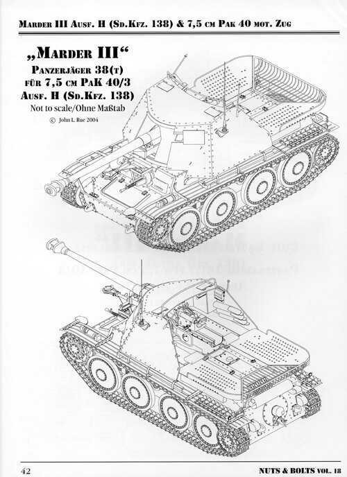 Italeri -6566 Marder III Ausf. H SD. Kfz.138, Scale 1:35, Model Kit,  Plastic Model to Assemble, Modeling, Sand Color, IT6566