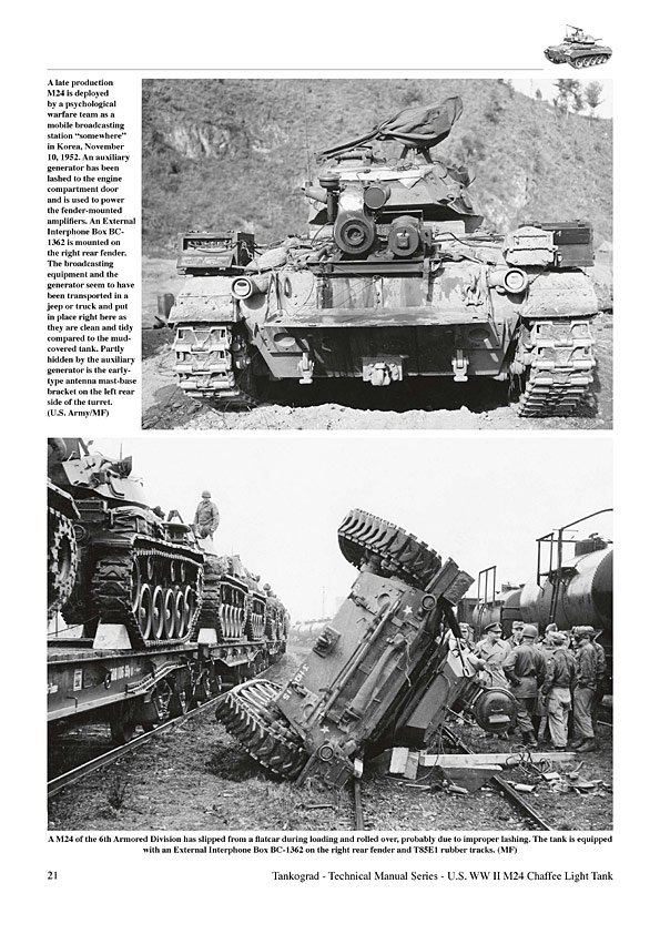Tongde US M24 Chaffee Professional Plus Edition 1/16 Scale Light Tank Rtr Tde1007 003