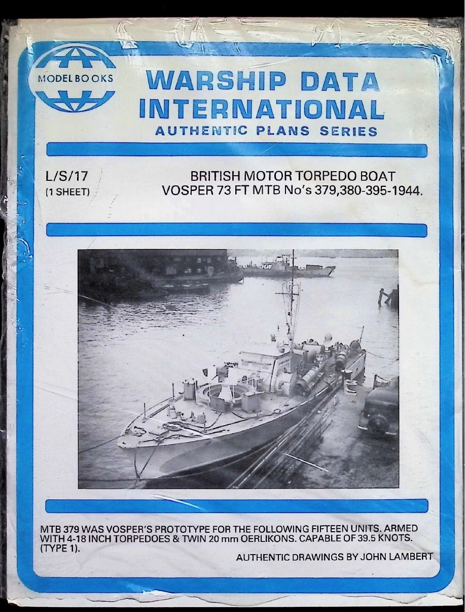 Warship Data International – L/S/17 British Motor Torpedo Boat: Vosper 73 ft MTB Nos 379, 380–395 – 1944
