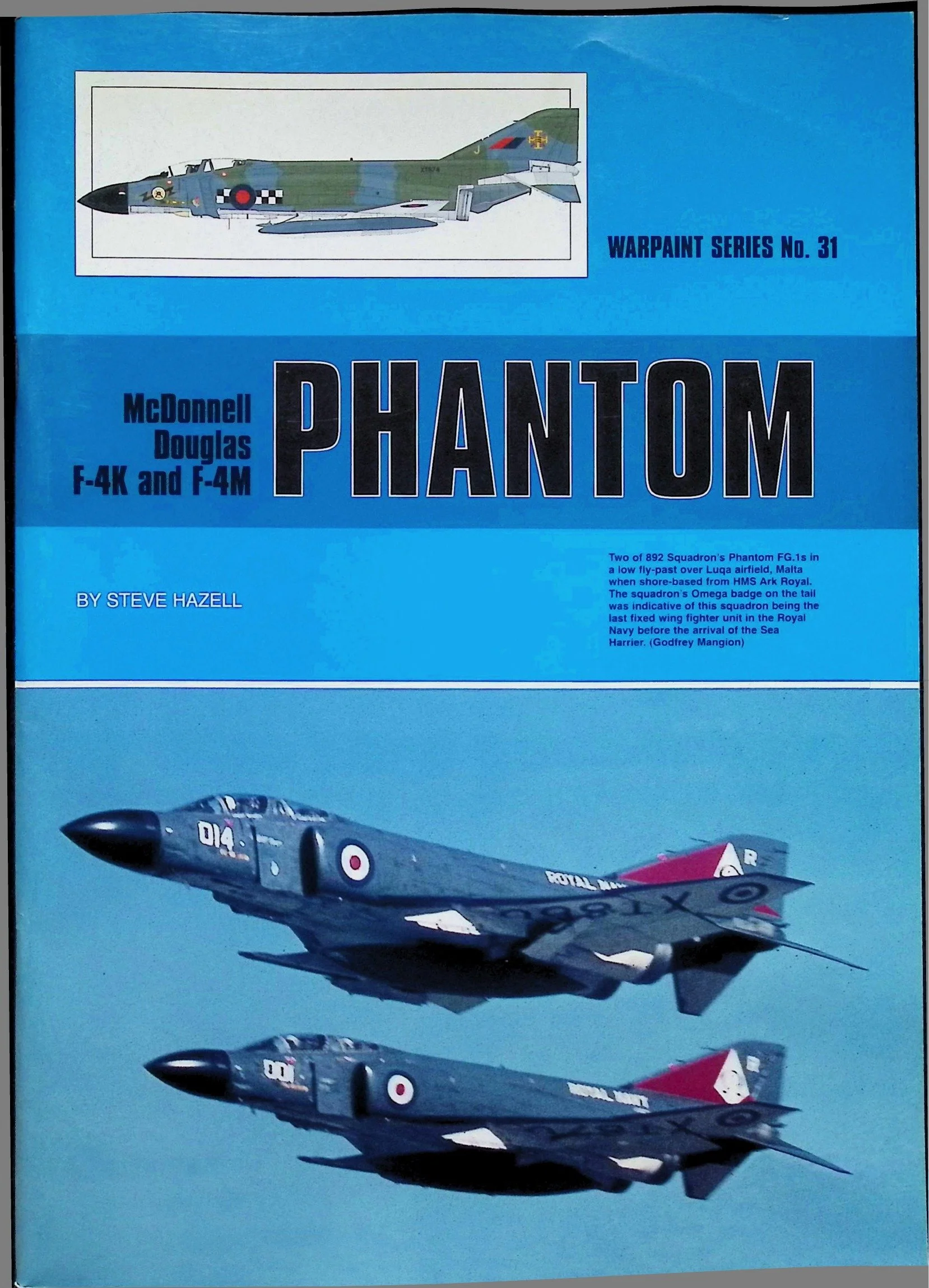 Warpaint Series 31 - McDonnell Douglas F-4K and F-4M Phantom (damaged)