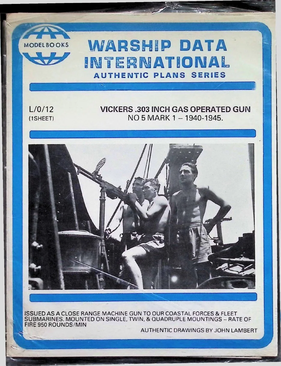 Warship Data International – L/0/12 Vickers .303 inch Gas Operated Gun No 5 Mark 1 – 1940–1945
