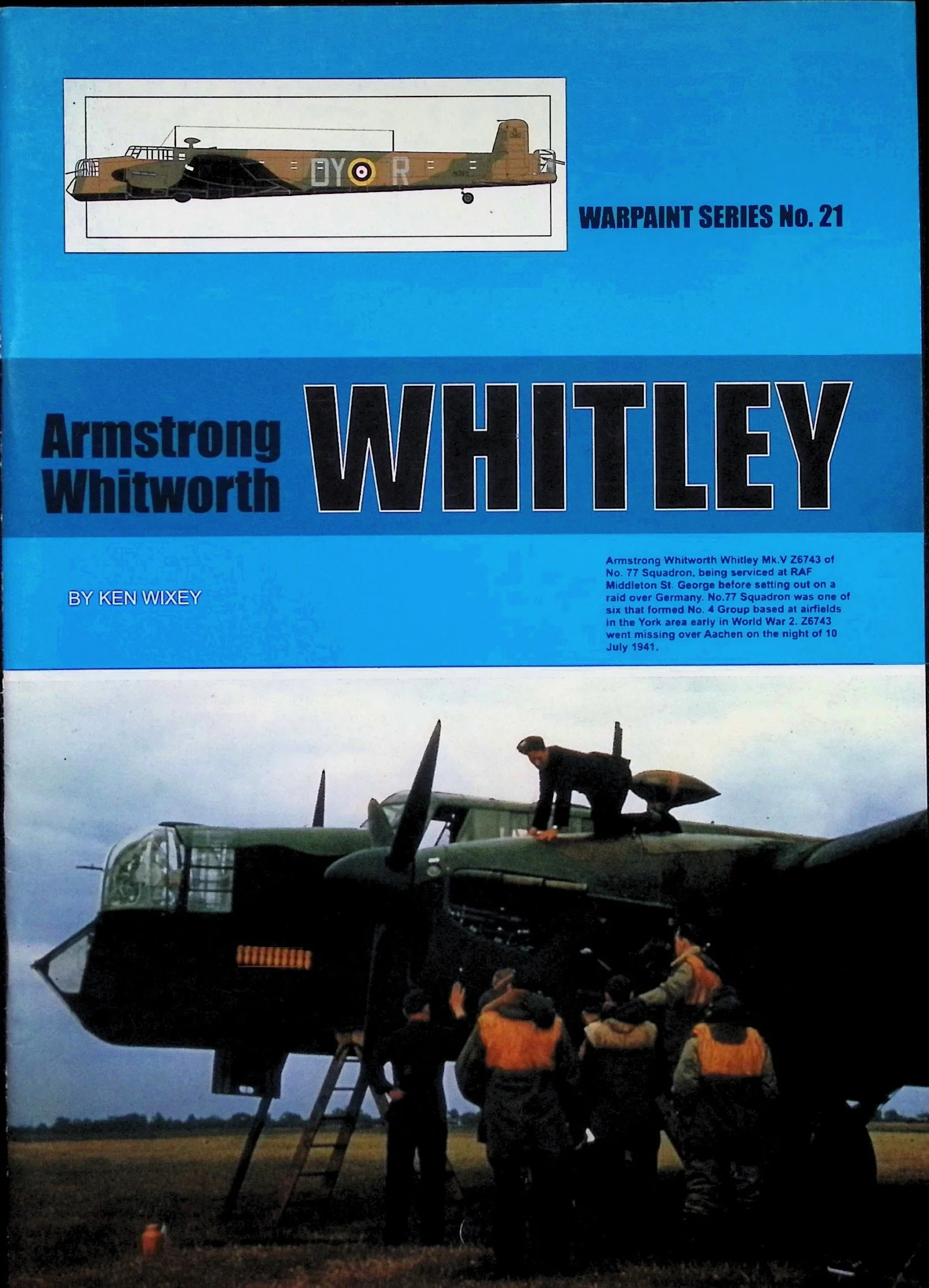 Warpaint Series 21 - AW Whitley (damaged)