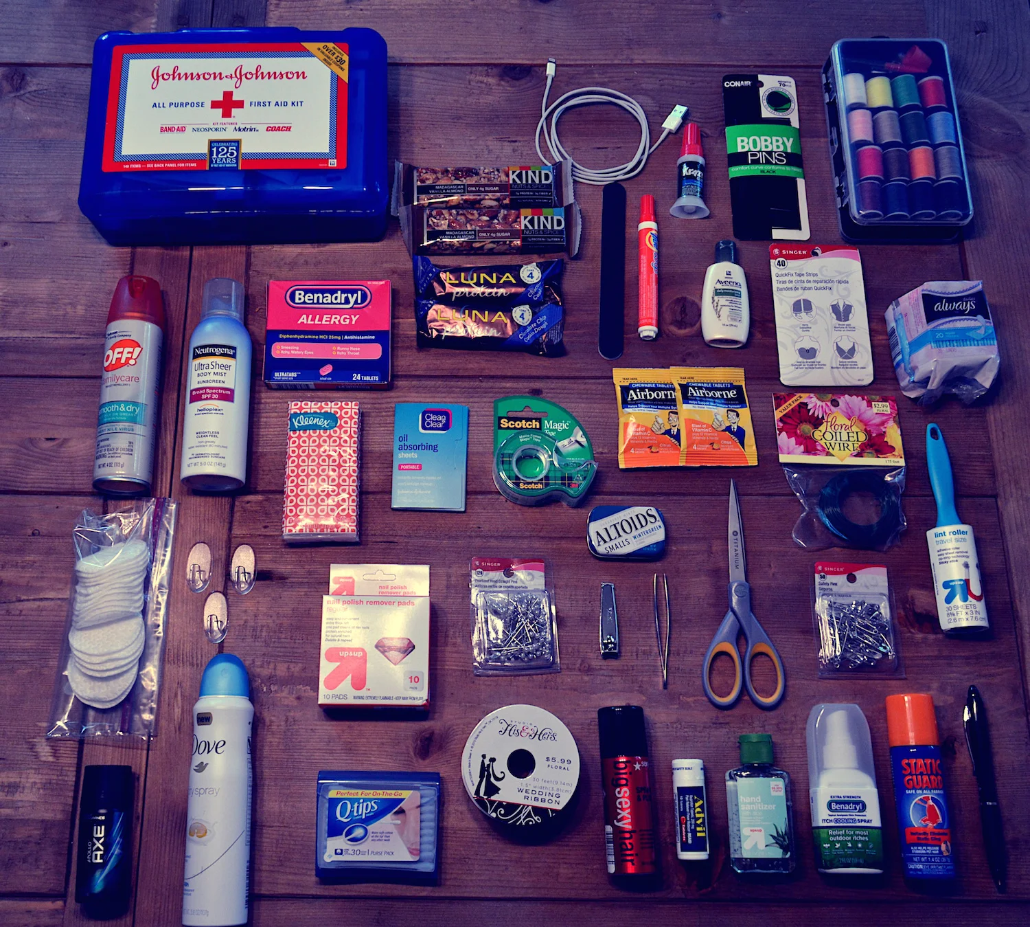 Kit all laid out