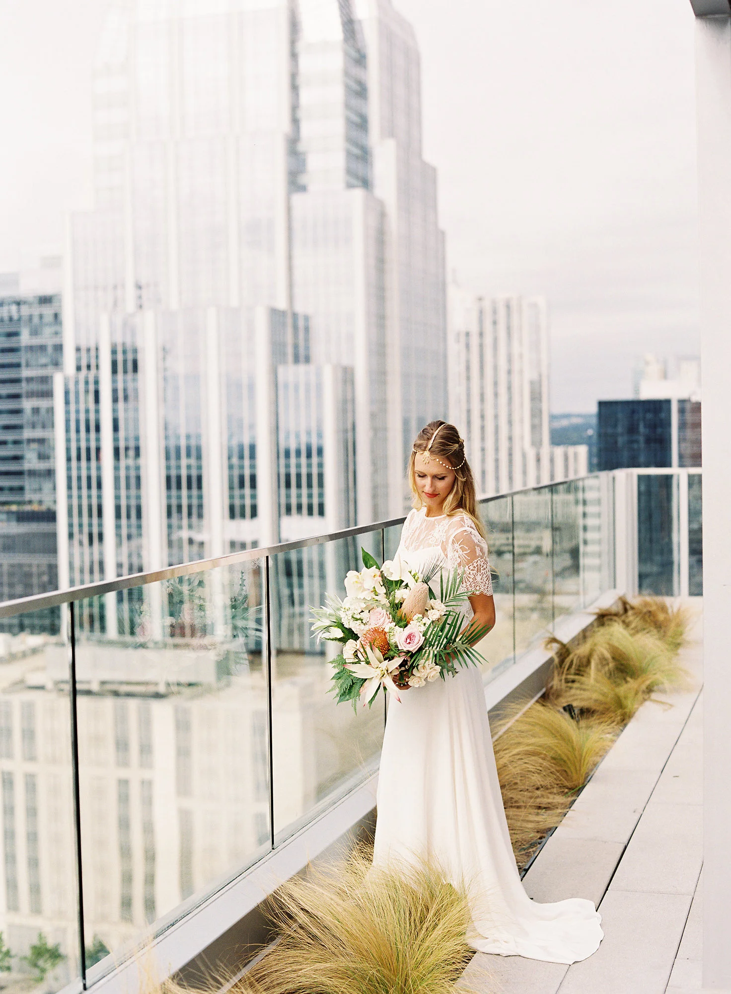 Those flowers and that view! 
