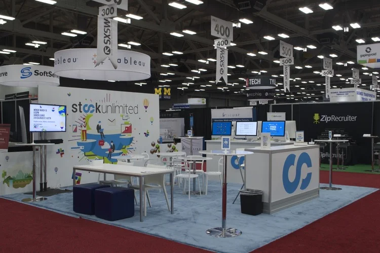 Custom tradeshow booth