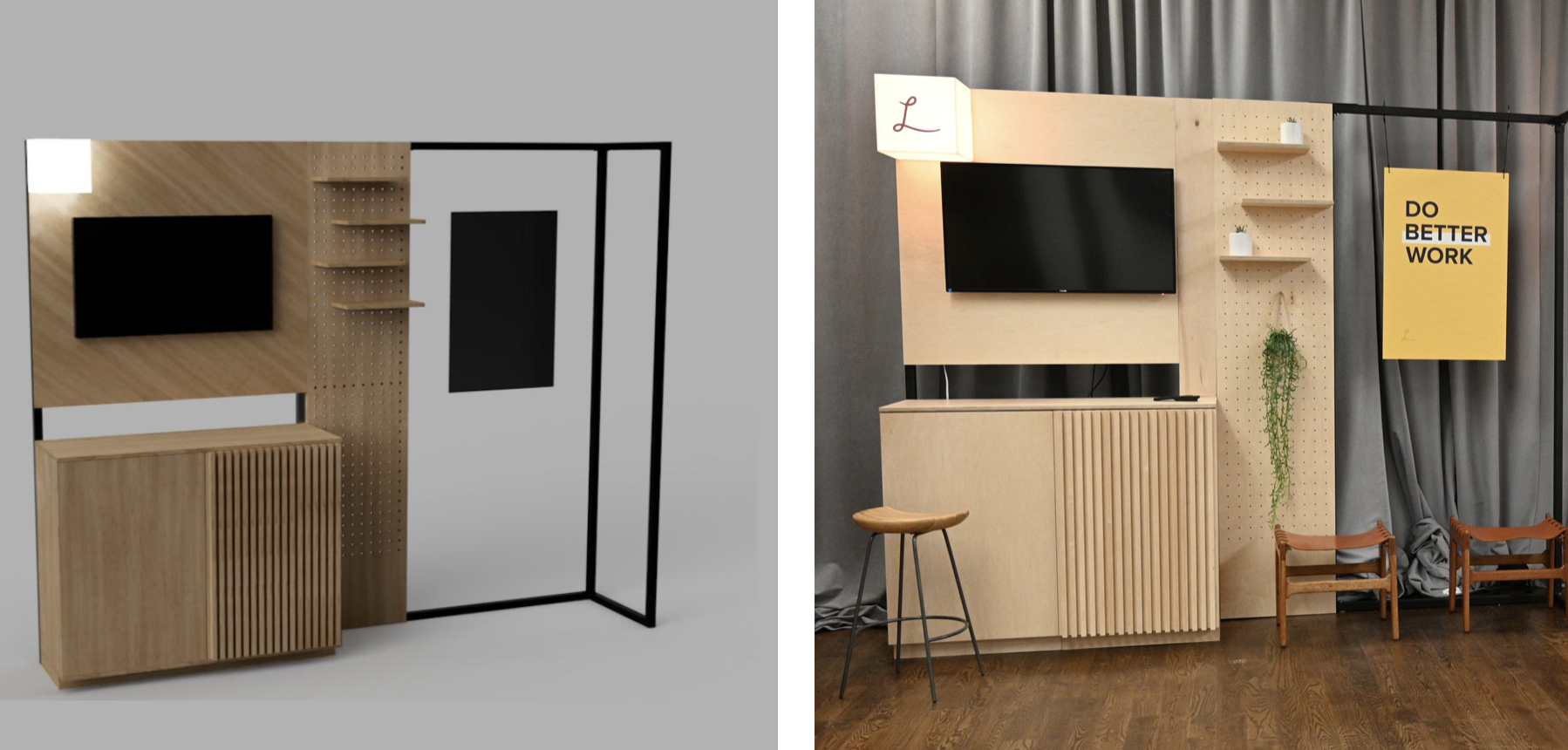 Tradeshow sponsor booth