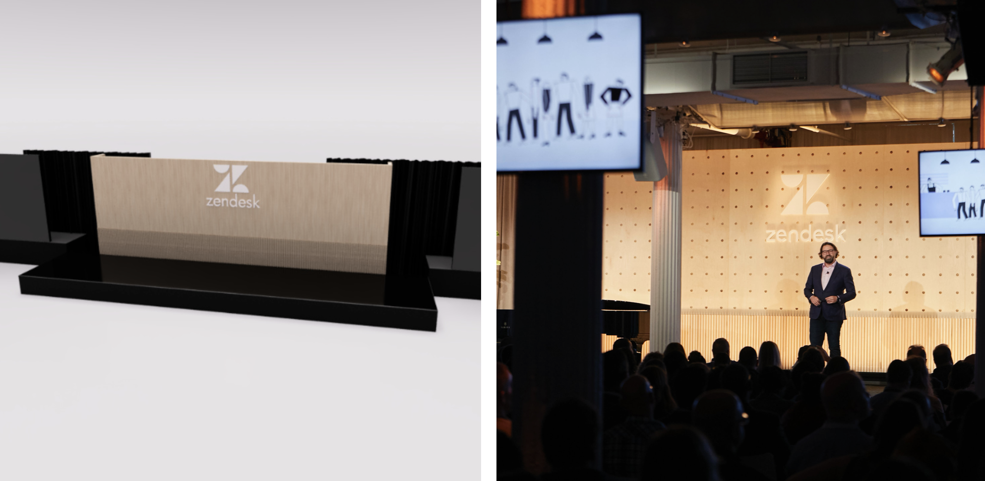 stage design zendesk showcase