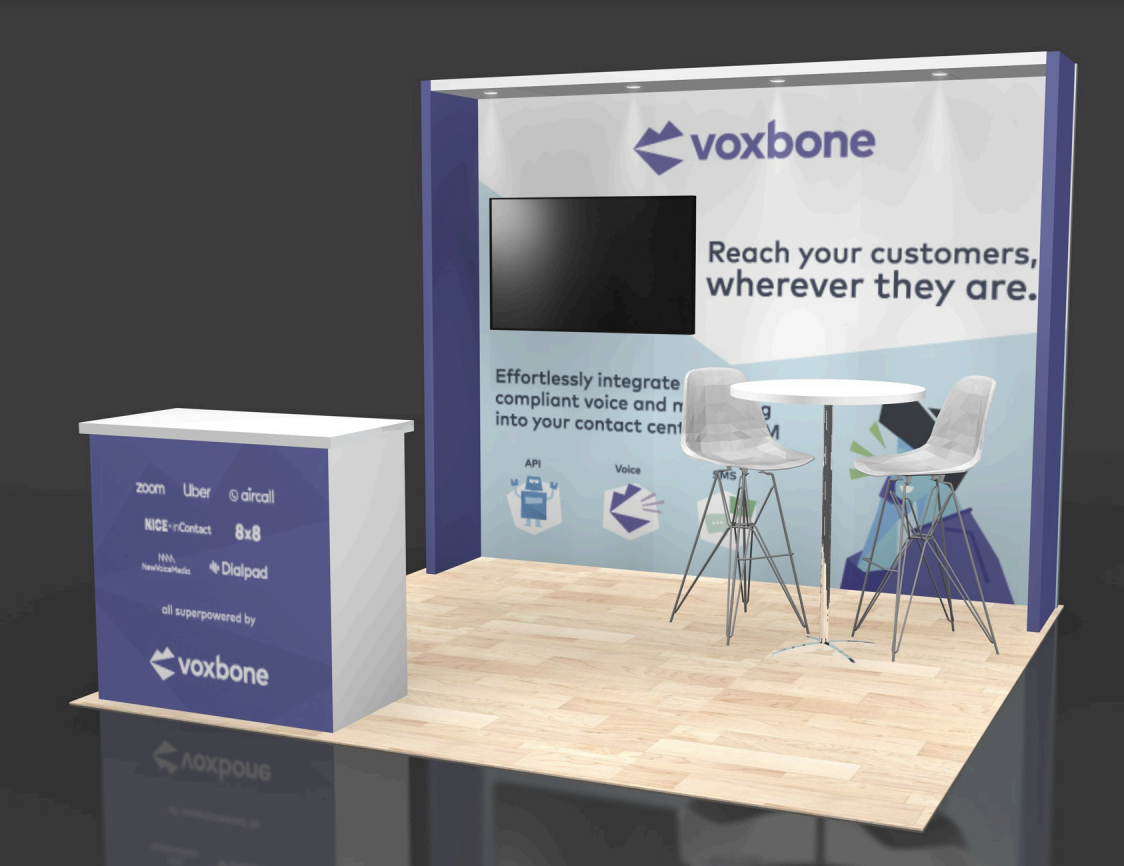 Custom tradeshow booth design CCW Conference