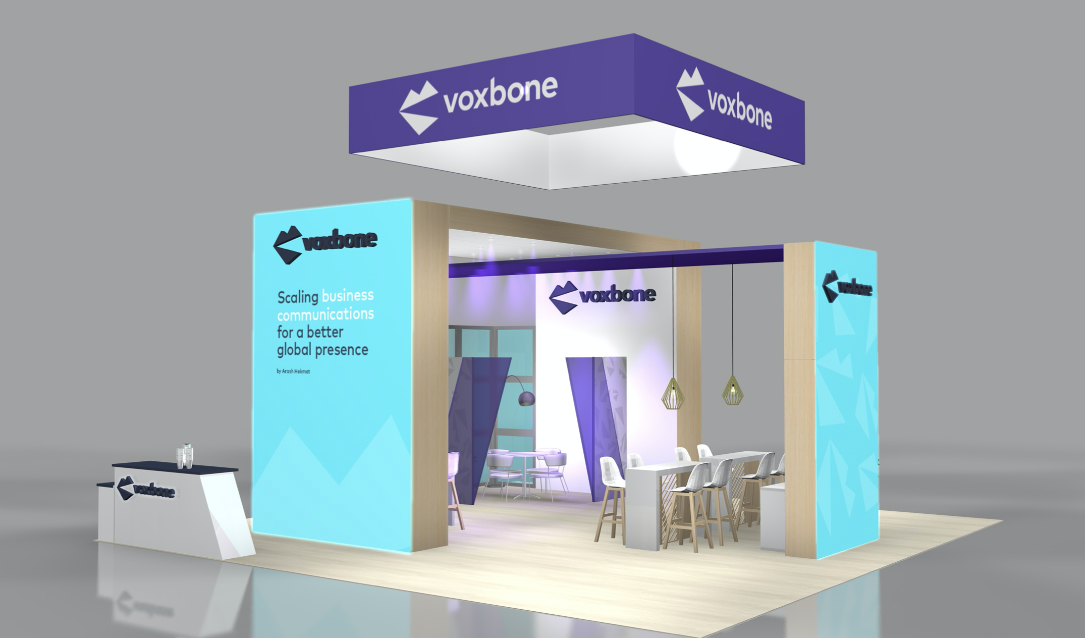 Voxbone Custom Tradeshow Booth