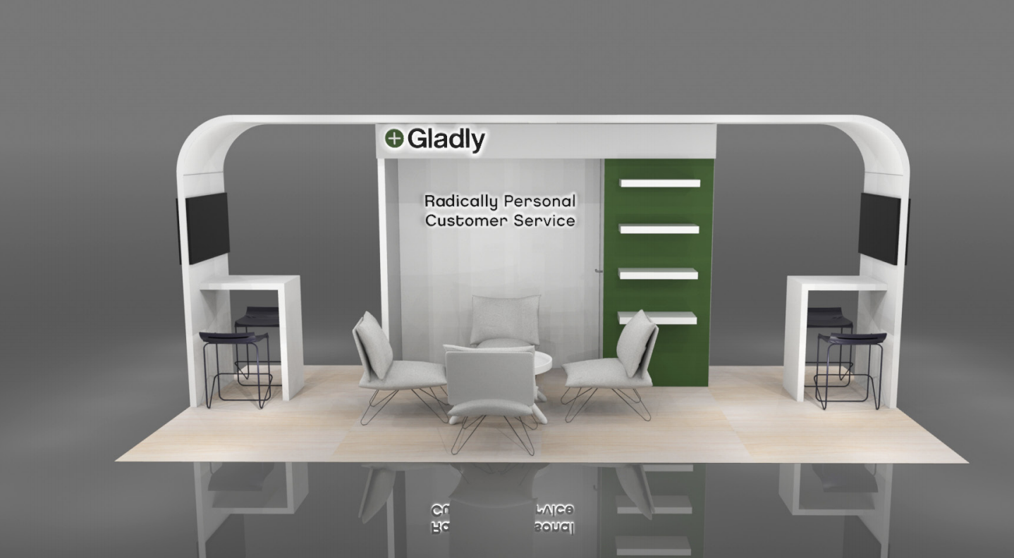 Gladly Custom Tradeshow Booth design