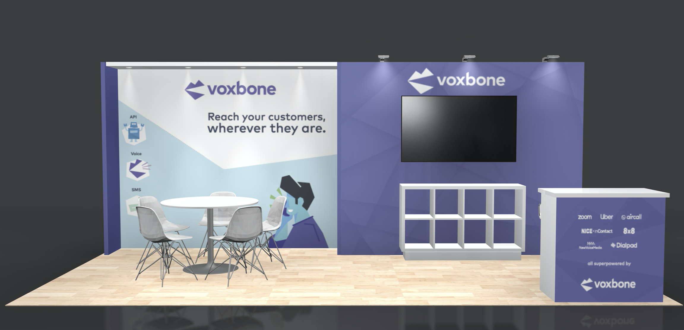 Voxbone Custom Tradeshow Booth