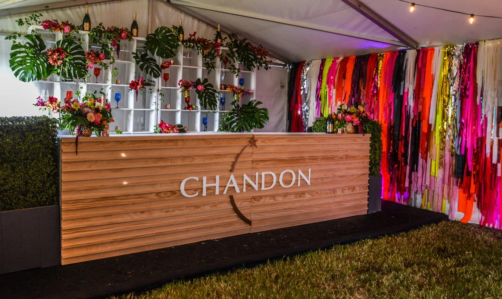 Custom Tasting Bar Setup Formula 1 for Chandon