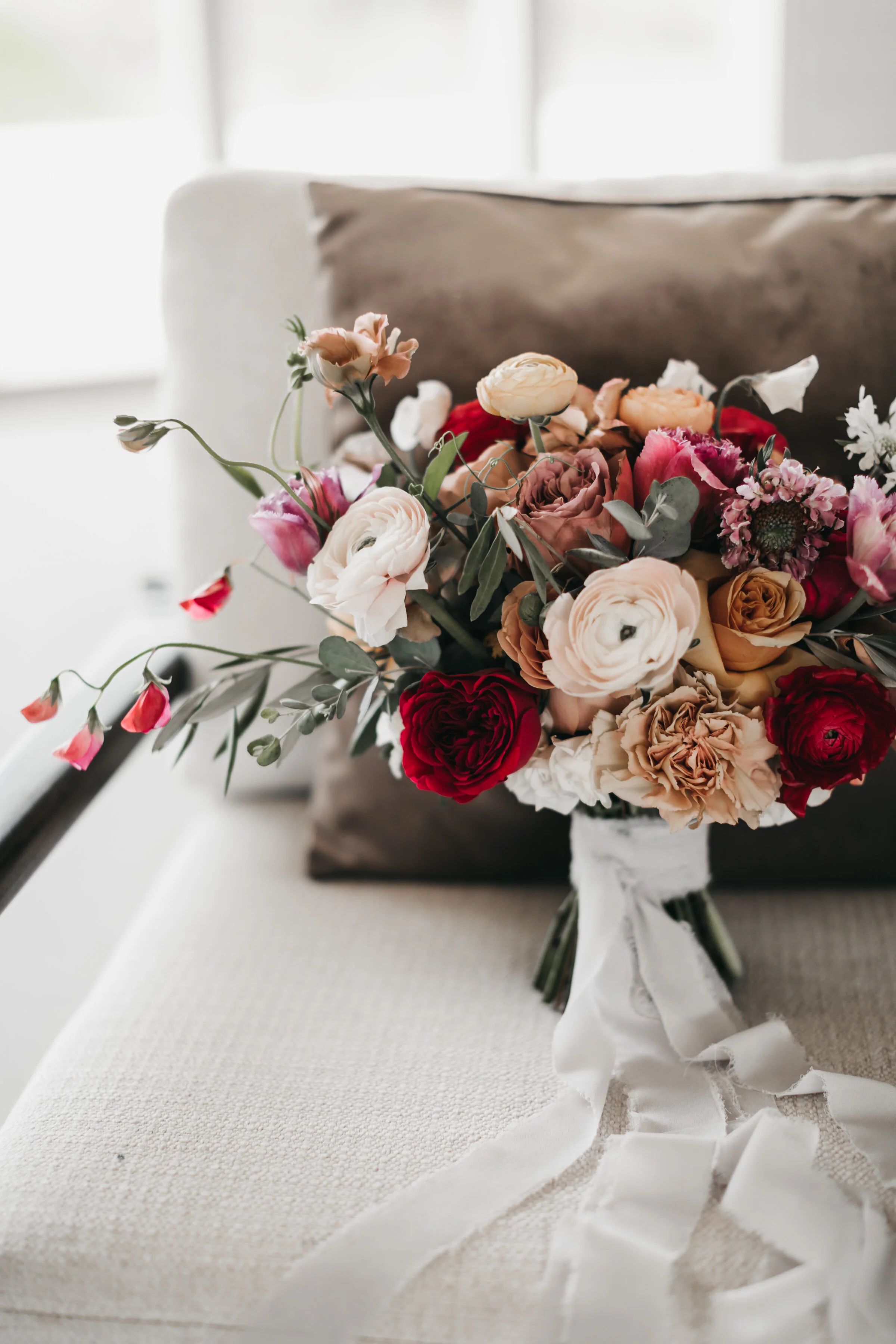 Remi and Gold Wedding bouquet