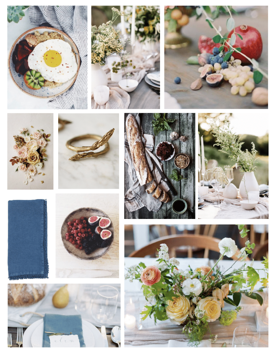 Vital Farms Brunch Series Mood Board