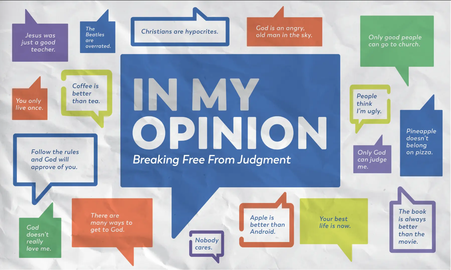 IN MY OPINION: Judging Jesus Correctly episode artwork