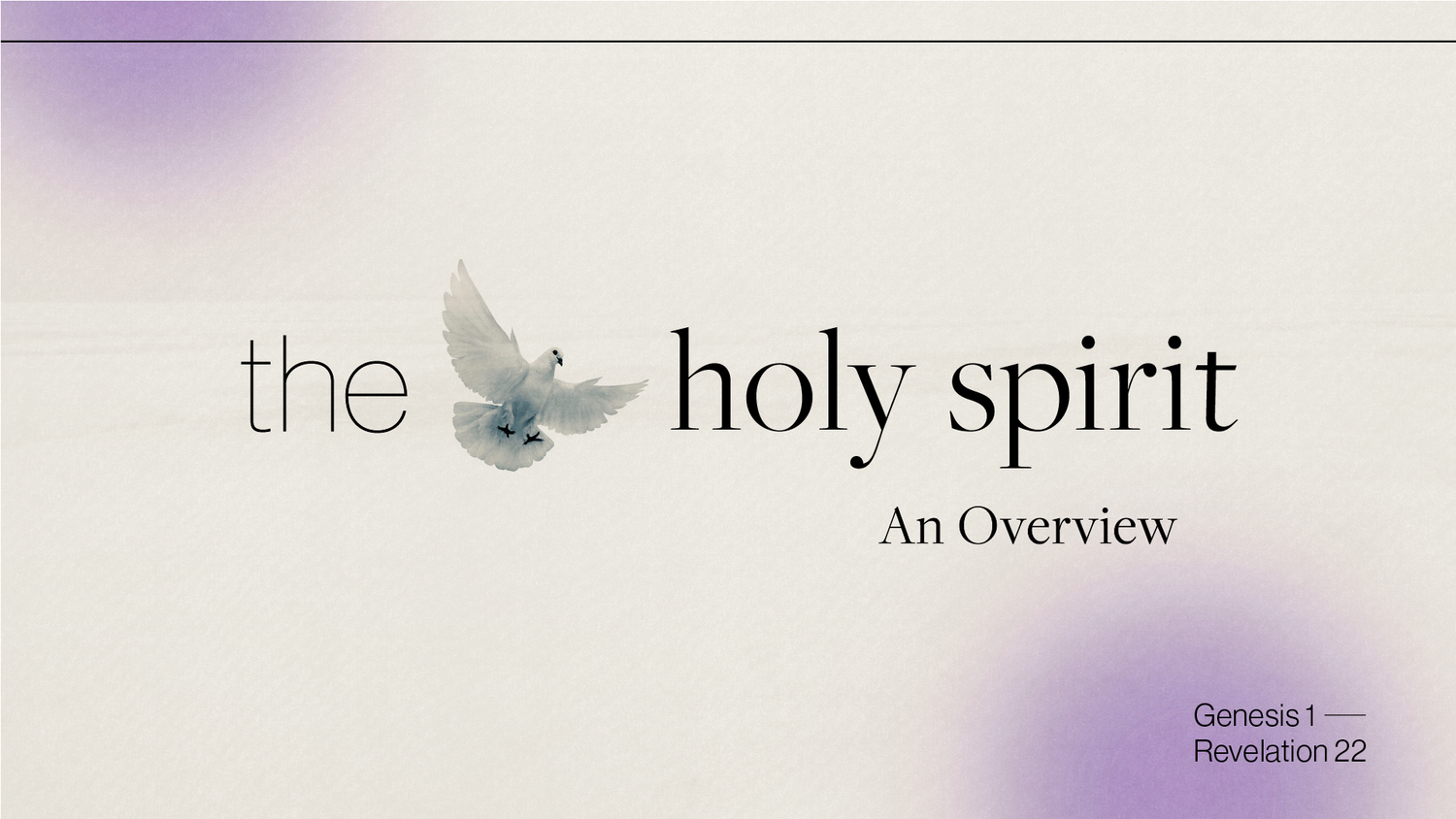 The Holy Spirit: An Overview episode artwork