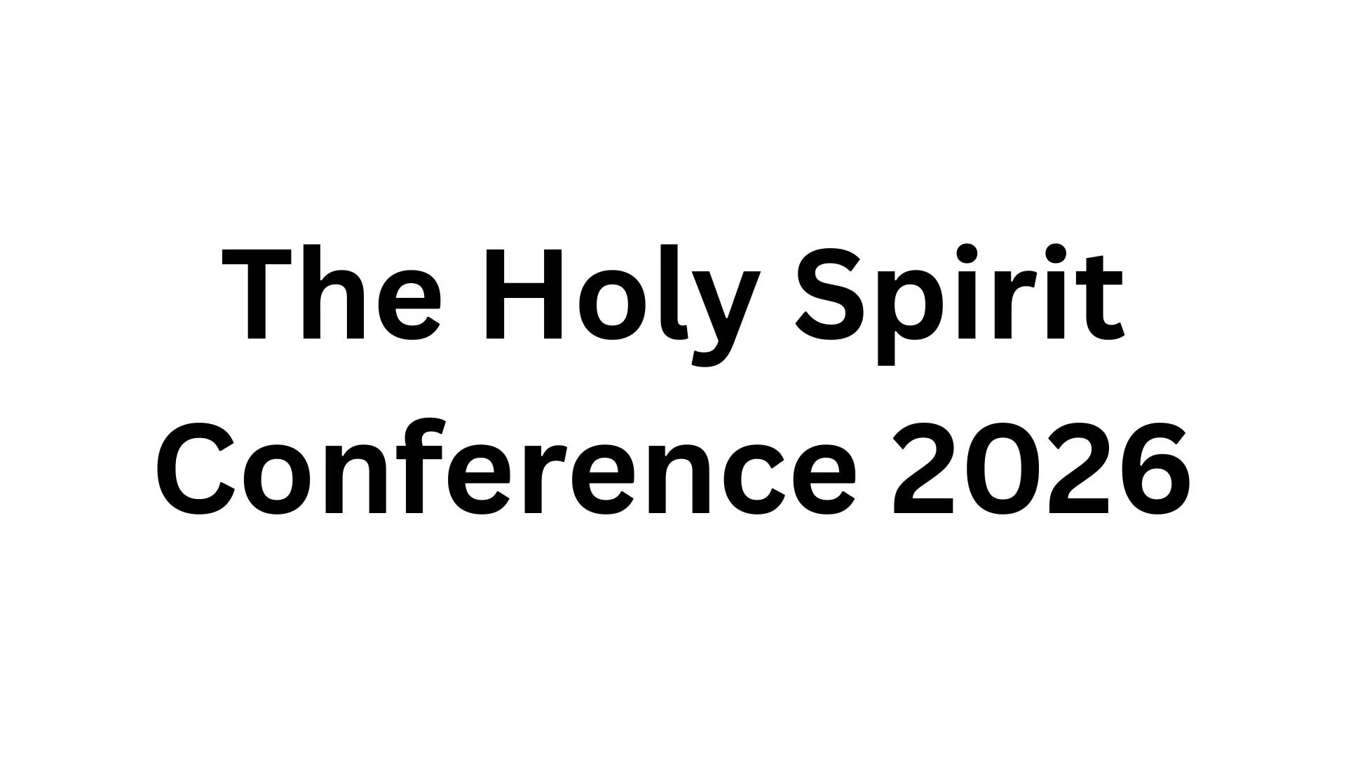 The Presence of the Holy Spirit