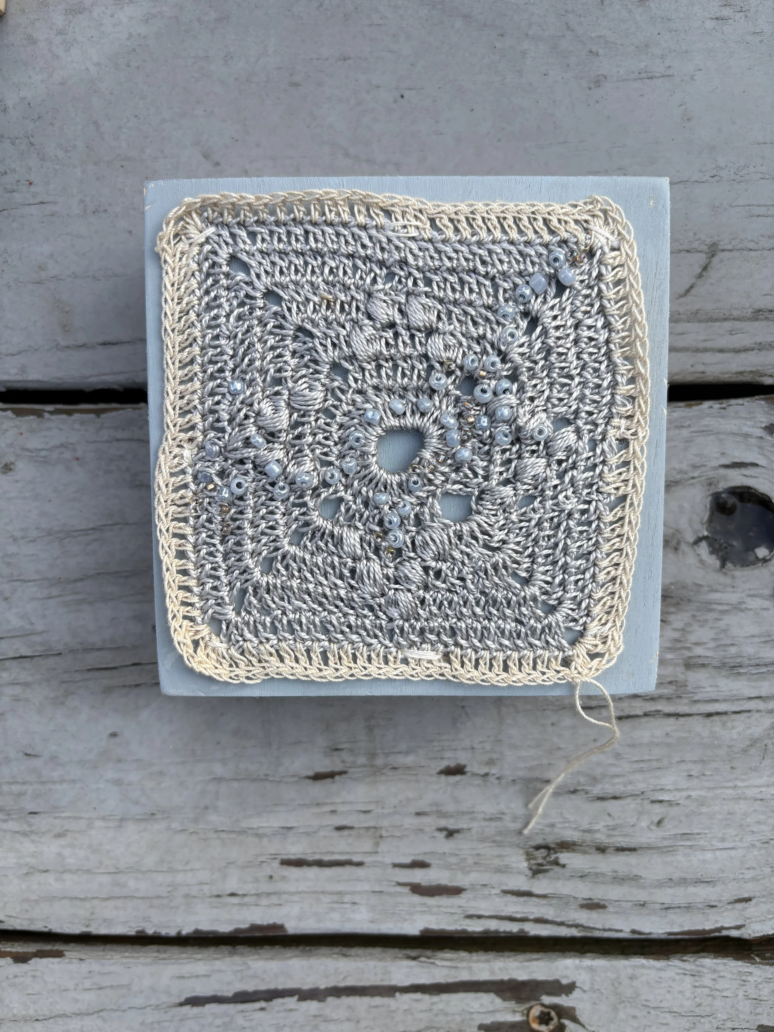 Mini Square, Blue Gray