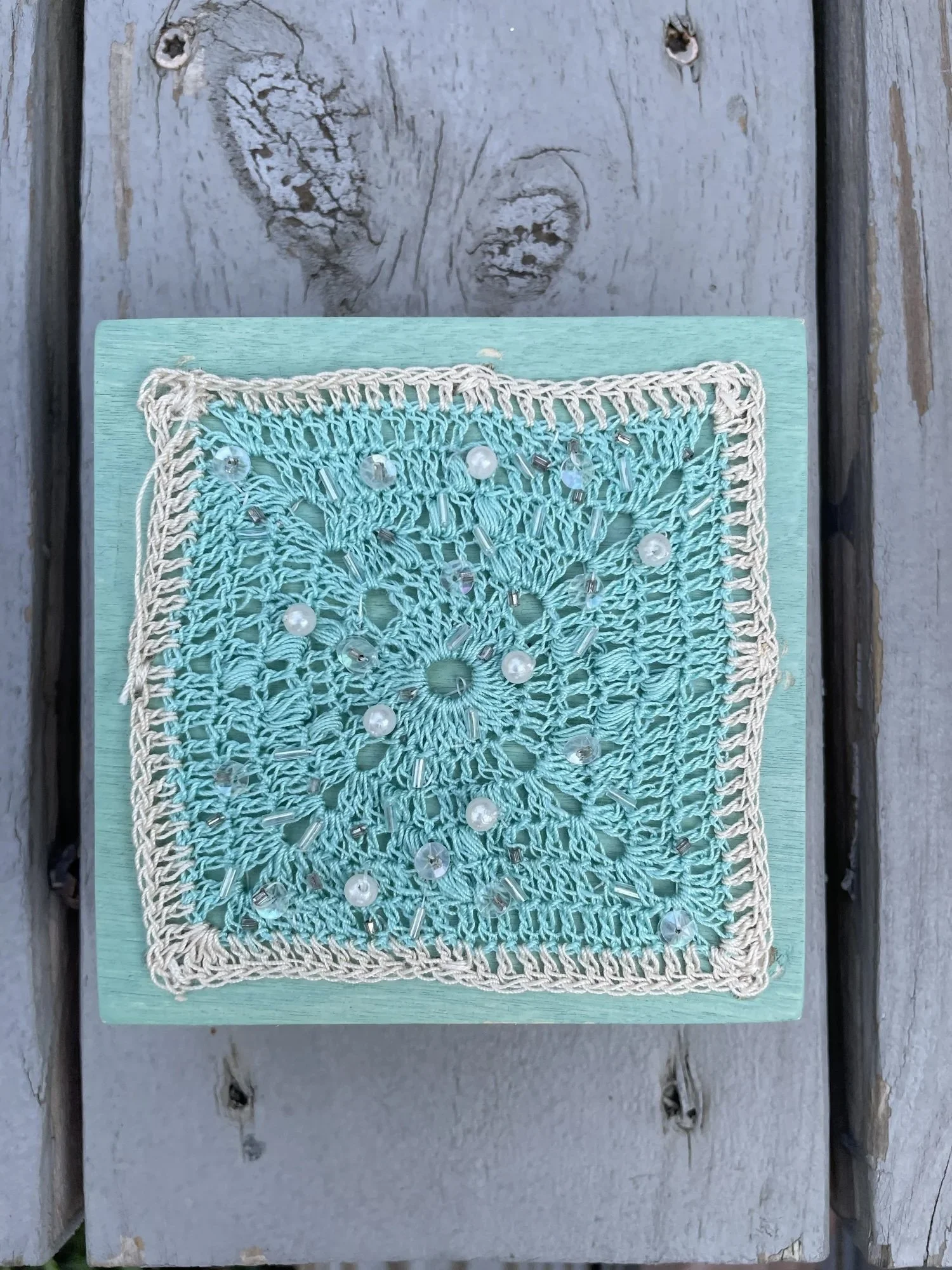 Mini Square, Turquoise