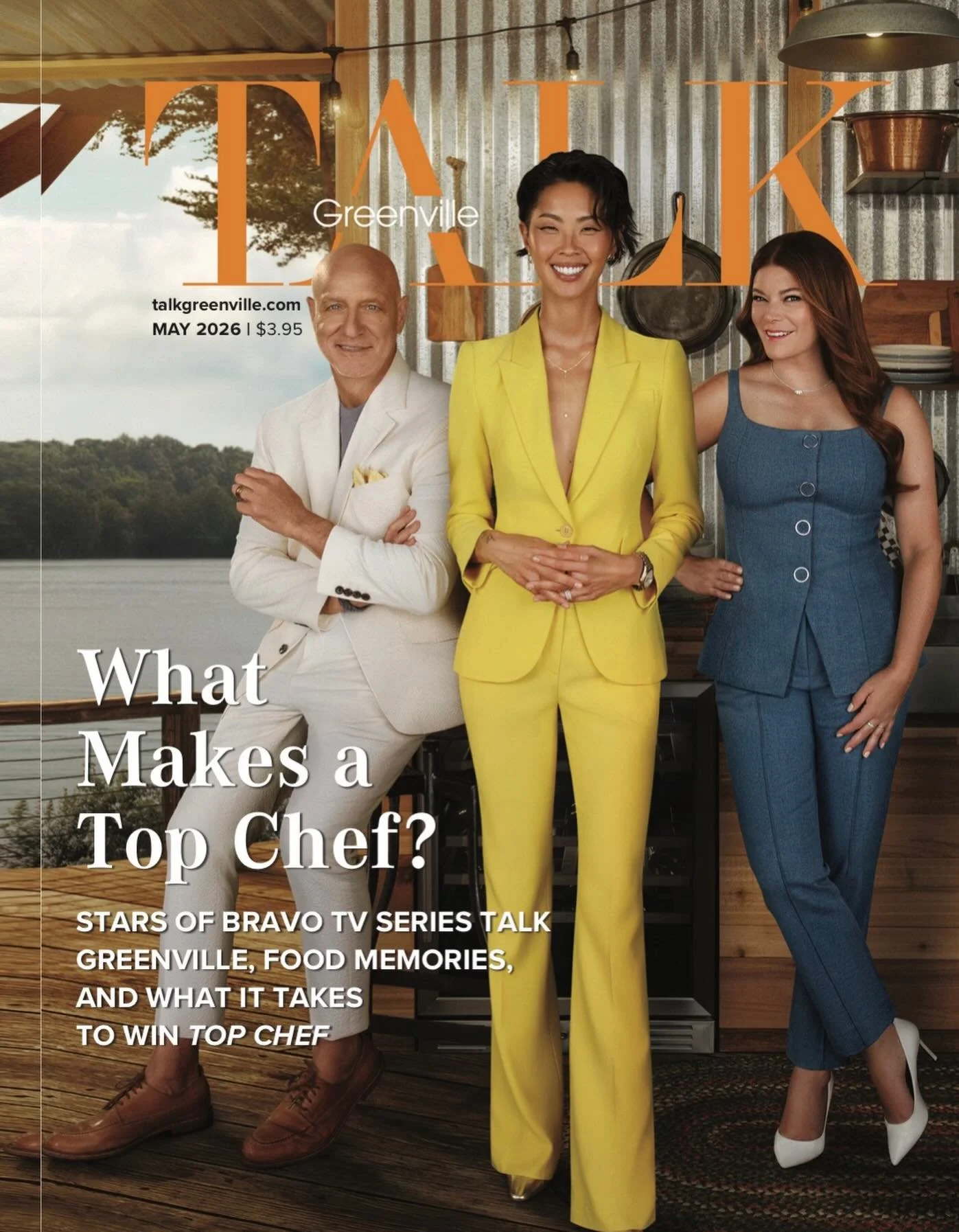 One of my favorite stories to write and produce. Back in September I had the chance to chat with @tomcolicchio @kristenlkish and @gailsimmonseats on the set of @bravotopchef for @talkgreenville&mdash;and now it&rsquo;s finally out. Fresh off the pres