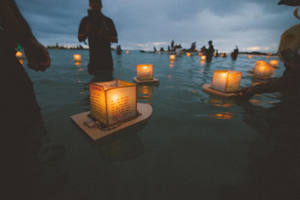 lantern floating