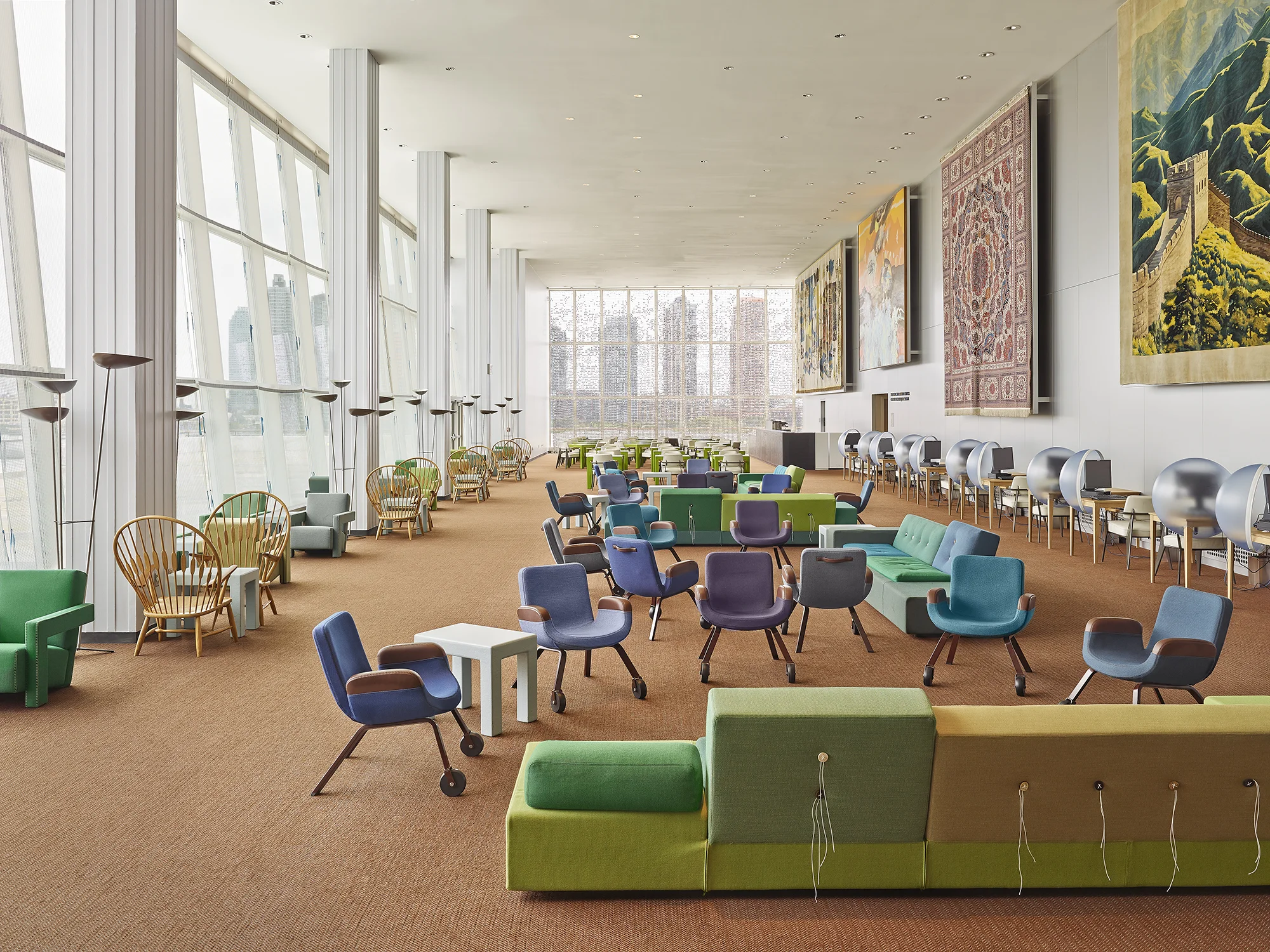 UN Delegates Lounge OMA, Jongeriuslab