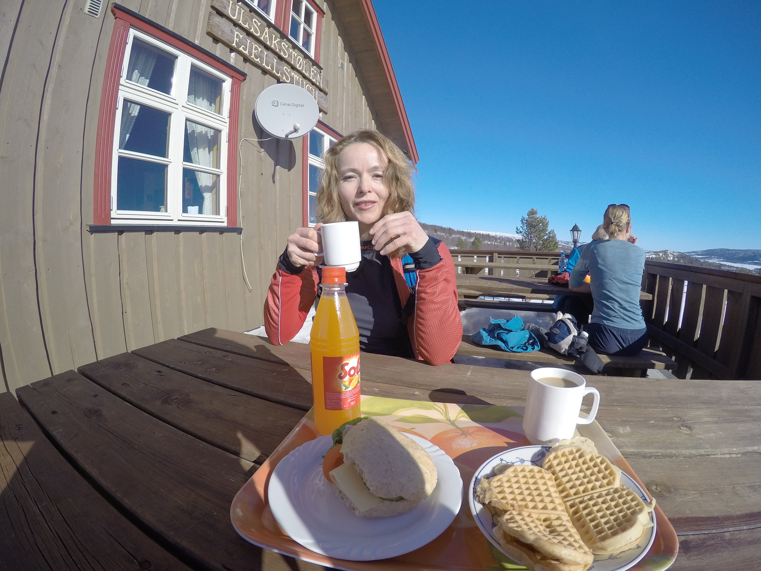 Denne kaffekoppen smakte himmelsk for en sliten kropp. 