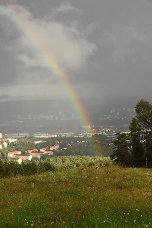 Smerte og Hope - som i regn og solskinn. Vi fikk det hele og her er været i ferd med å bli bedre :-) Fotograf - Glenn Olsen